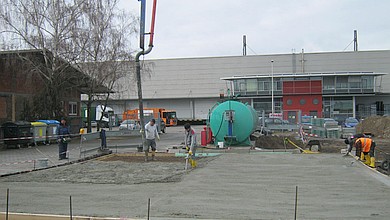 Entwässerungsarbeiten Betriebstankstelle, Mannheim
